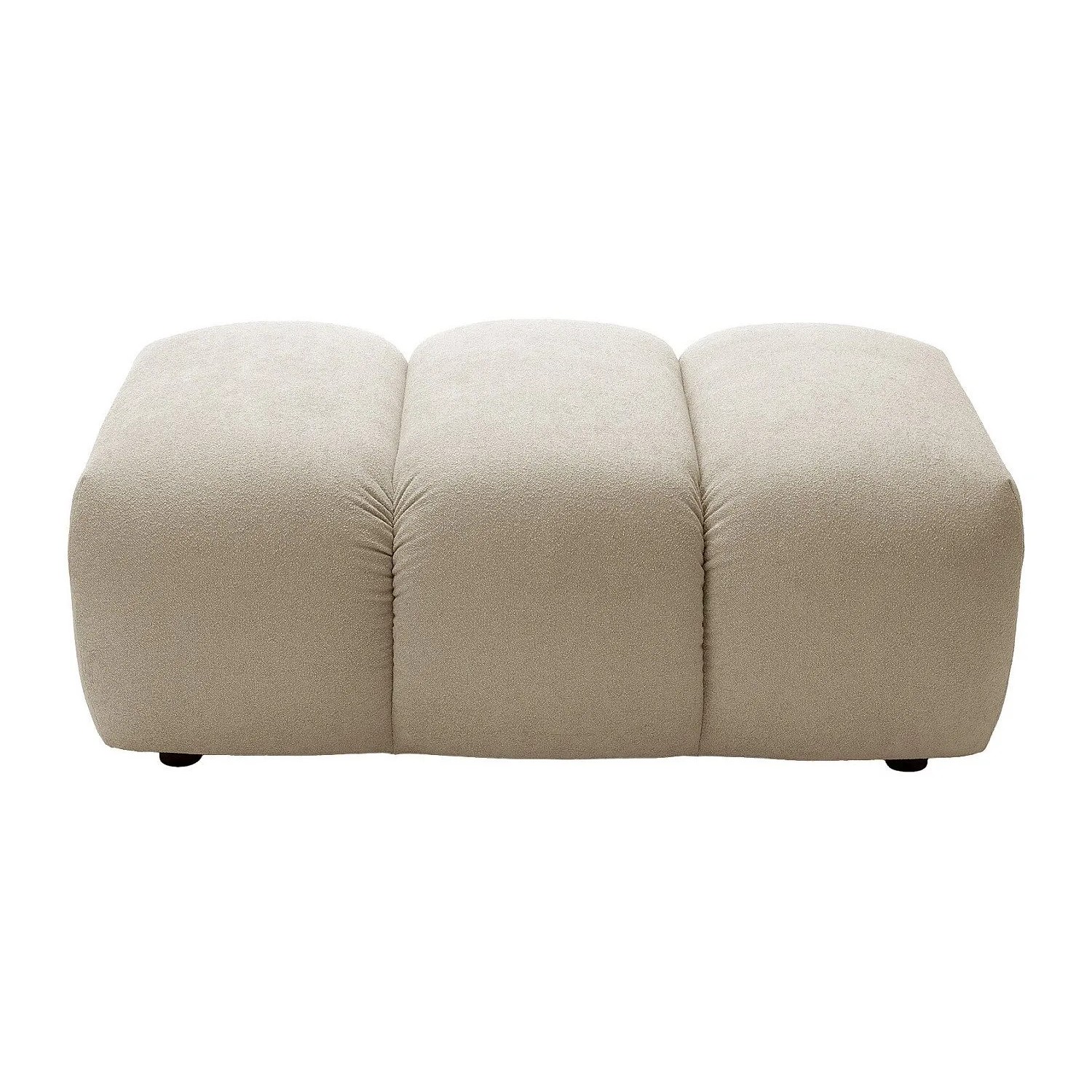 Vente-unique Sitzhocker Fridora Beige 105 cm