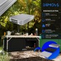 24MOVE Campingküche Praia, faltbar mit Alu-Arbeitsplatte und Tragetasche.