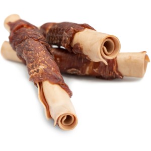 Smartbones Chicken Wrapped Sticks, 5 Stück. Hunde-Belohnungssnack mit Hühnchen ummantelt.