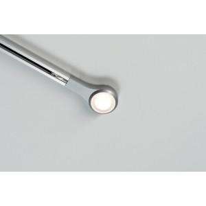 Paulmann URail LED-Endkappe in Chrom matt für Schienensysteme, leuchtend.