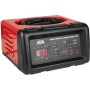 APA Batterieladegerät digital 20A mit Starthilfe für Auto-Batterien, rot/schwarz.