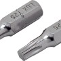 Zwei LUX Edelstahl Bits Comfort TX25 für Bohrmaschinen und Akkuschrauber.