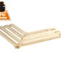 OBI Holz-Eckregalboden, Nadelholz, 36x80cm, für Regale. Belastbar bis 25kg.