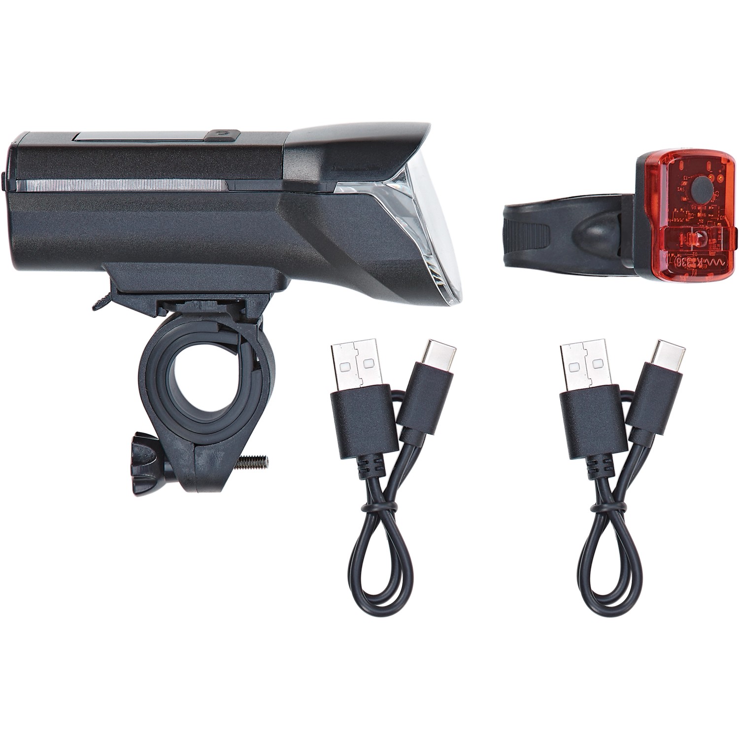 Prophete Akku Fahrrad-Beleuchtungs-Set 2-tlg. LED