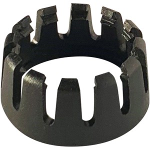 Geka Plus Klemmring Stecksystem, 4er Set, schwarz, für Schlauchstücke und Bewässerungssysteme.