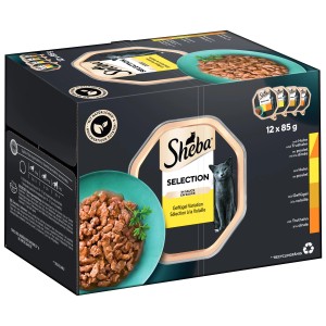 Sheba Katzen-Nassfutter Selection Geflügel Variation 12 x 85 g