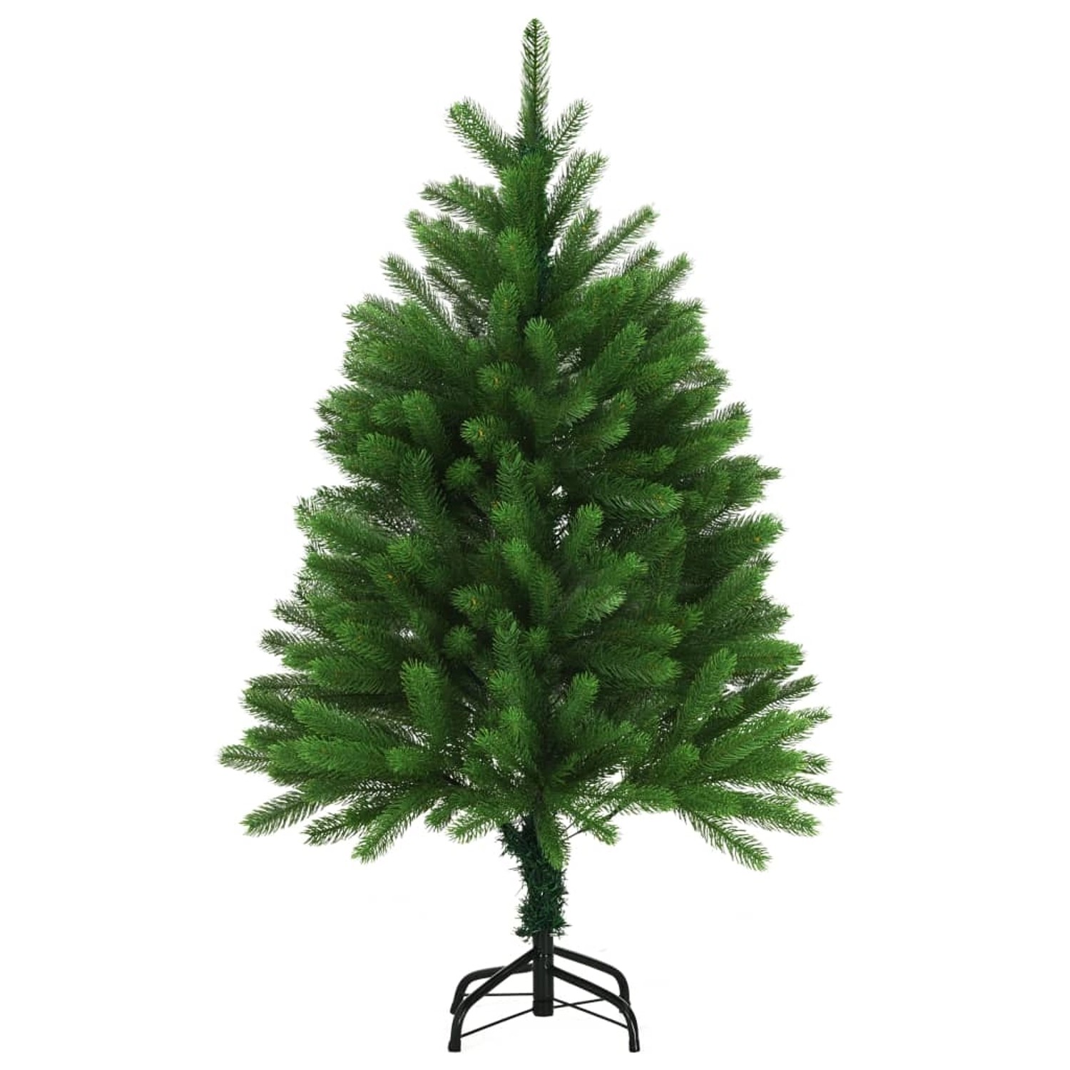 vidaXL Künstlicher Weihnachtsbaum Naturgetreue Nadeln 120 cm Grün