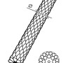 Abbildung eines blauen Conacord Polypropylen Mehrzweckseils, 10 mm Durchmesser.