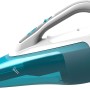 Black+Decker Dustbuster Akku-Handstaubsauger WDA315J, Nass- und Trockensauger in Weiß/Türkis.