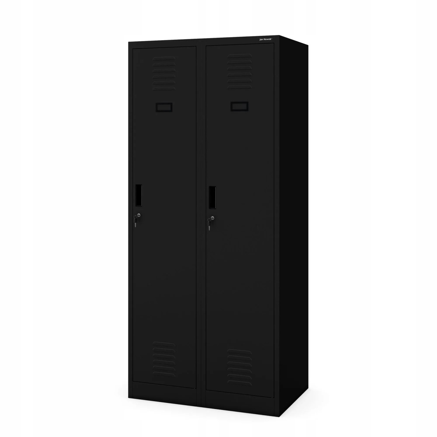 Jan Nowak Kleiderspind Kacper 4 Fächer 180 x 80 x 50 cm Schwarz