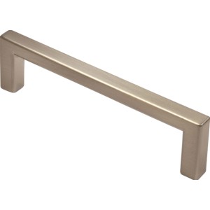 Metall Möbelgriff 2108 in Silber, Lochabstand 96mm.