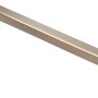 Metall Möbelgriff 2108 in Silber, Lochabstand 96mm.