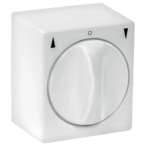 Chamberlain Drehschalter RZ94-05 zur Steuerung von Rolläden, Aufputzmontage.