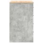 vidaXL Werkzeugschrank, Betongrau, Kiefer Massivholz, 60x51x85cm. Garagen Aufbewahrung.