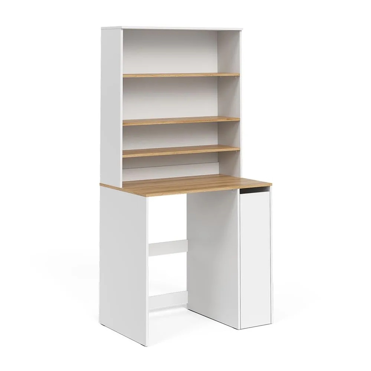 Vicco Waschmaschinenschrank Viktor Weiß/Artisan-Eiche 94 x 88 2 Teile mit Rollregal Art Nr 61403