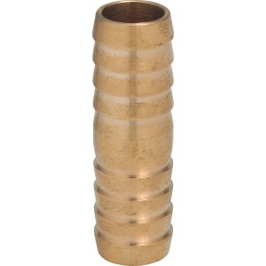 Reparaturröhrchen aus Messing für 19 mm (3/4") Schläuche, geeignet zur schnellen Schlauchreparatur.