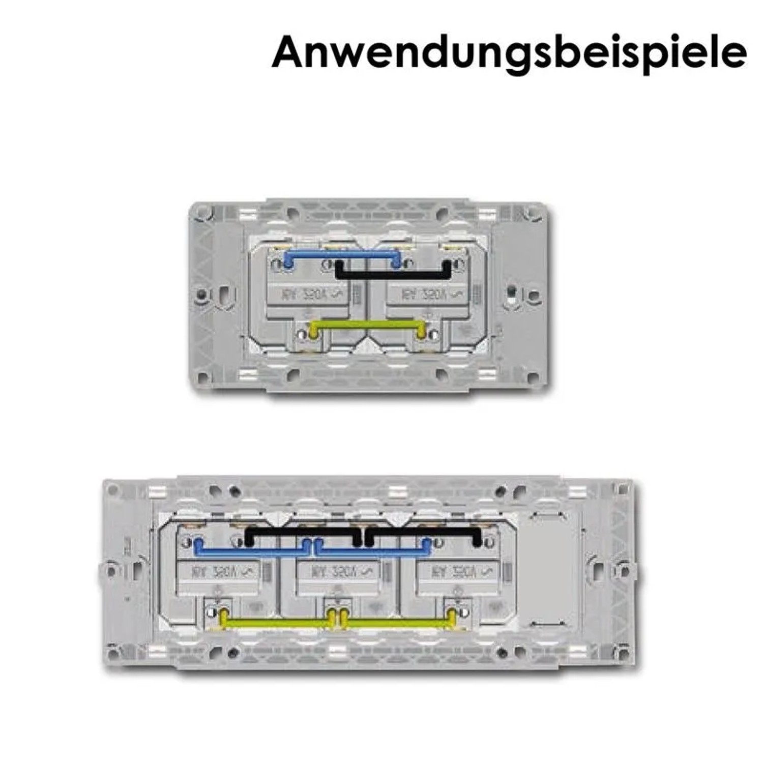 TEM 10 Stk MODUL PLUS Verdrahtungsbrücken 2M 3x25mm_4