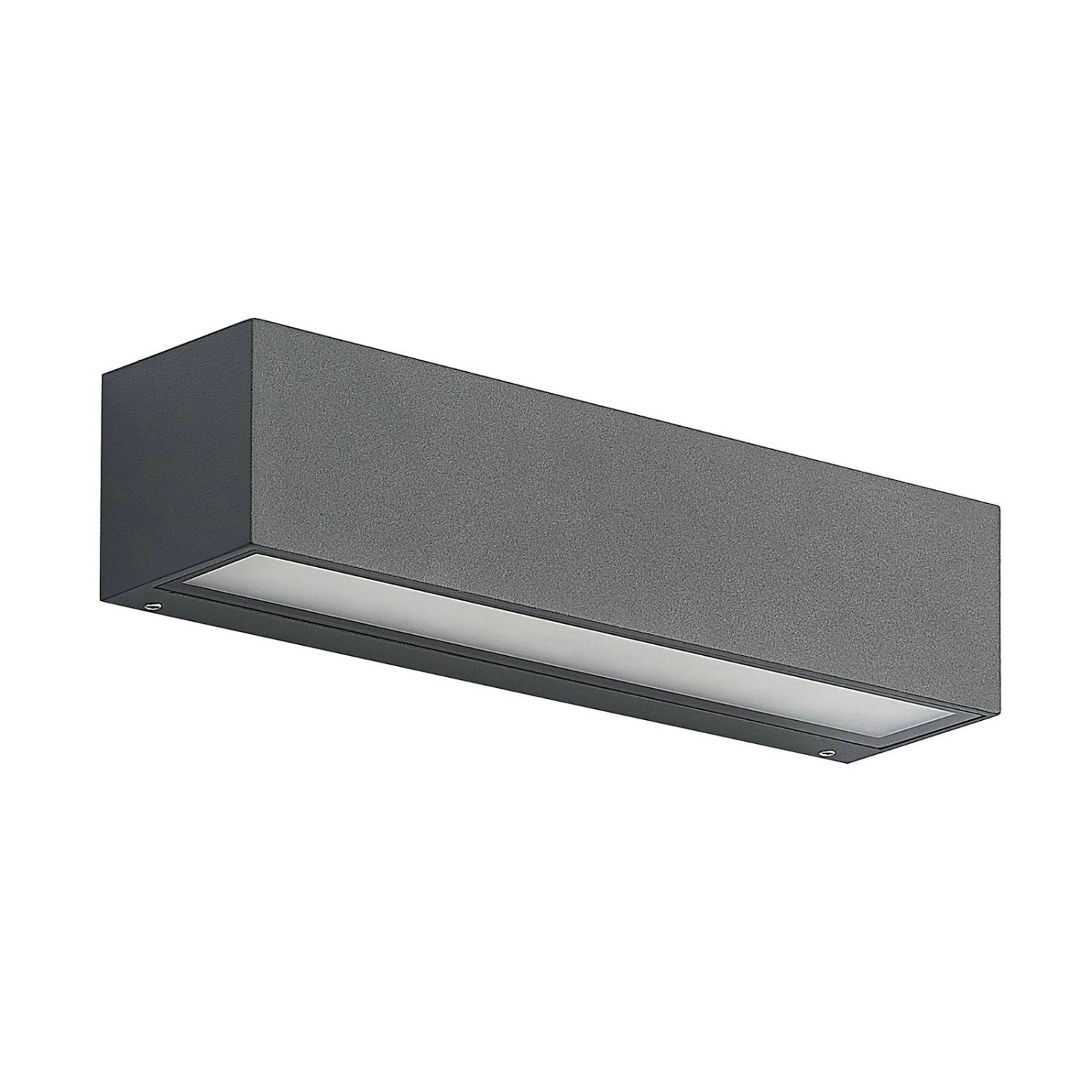 Arcchio LED Wandleuchte Außen Lengo 9616262 Modern in Schwarz aus Aluminium günstig online kaufen
