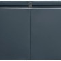 Floraworld Metall Hochbeet Twin-Wall, 100x76x200 cm, anthrazit, doppelwandig und isolierend.