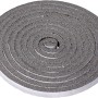 Aufgerolltes, graues OBI Dichtband, 300 cm lang, für Spülen und Arbeitsplatten.