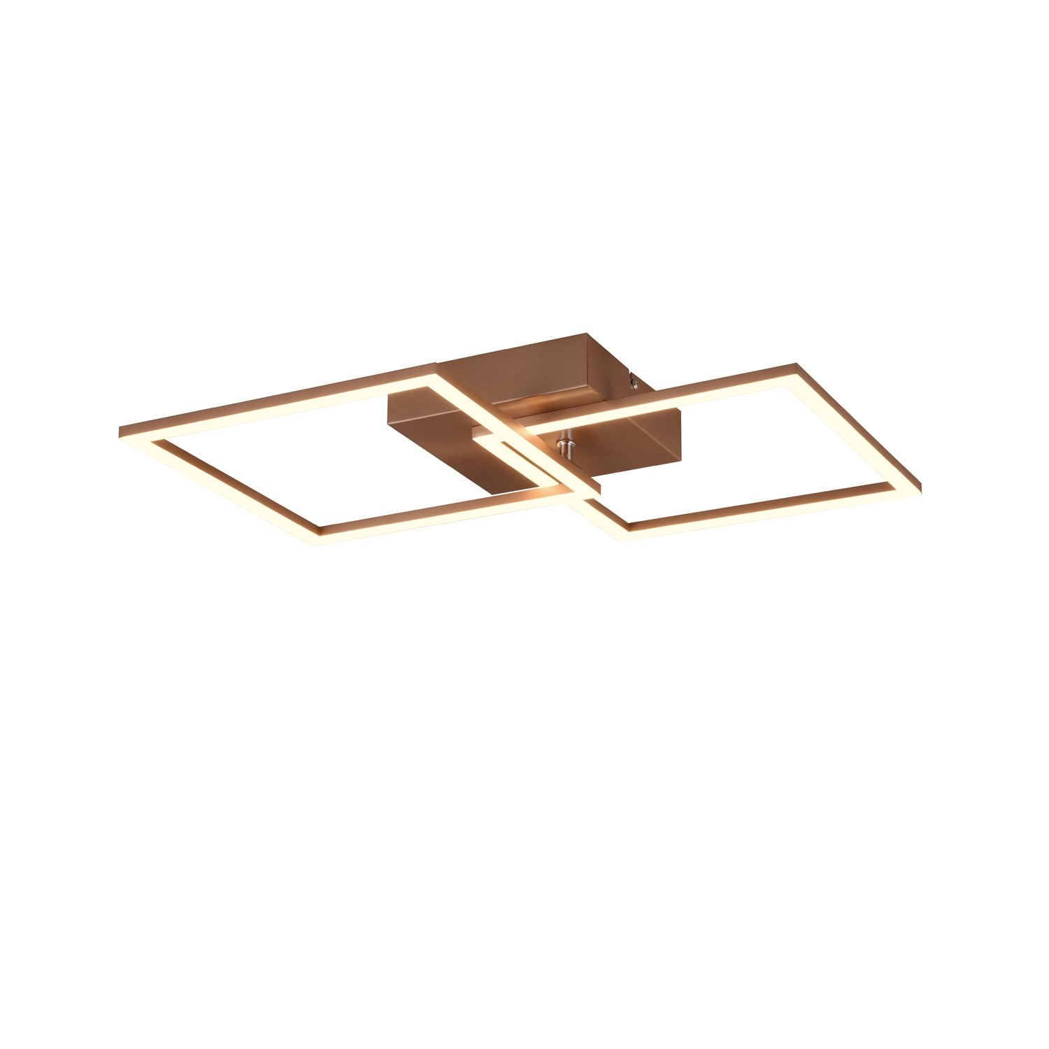 Reality LED-Deckenleuchte Trail 1-flammig Coffee 44,6 cm x 39,6 cm