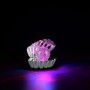 Reality LED Tischleuchte Shelly in Muschelform mit RGB Farbwechsel.
