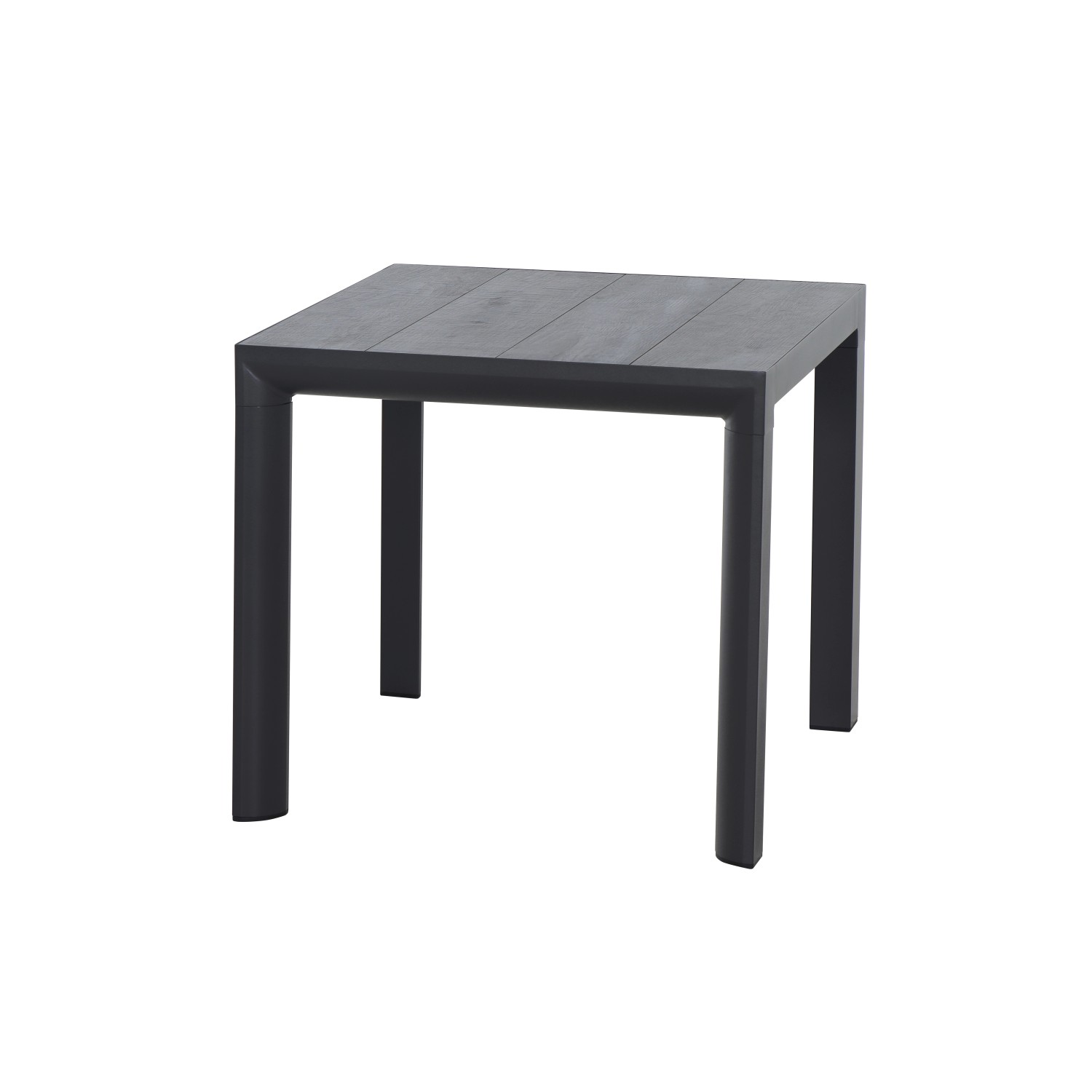 Rechteckiger Siena Garden Gartentisch Silva, 80x80 cm, mit Keramik-Tischplatte und Aluminiumrahmen.