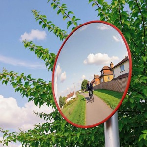 Wiltec Verkehrsspiegel 30Cm Sicherheitsspiegel Überwachungsspiegel Konvexspiegel