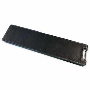 AIR2GO Aktivkohlefilter DKF13-1 für Miele Unterbauhauben, rechteckig, schwarz.