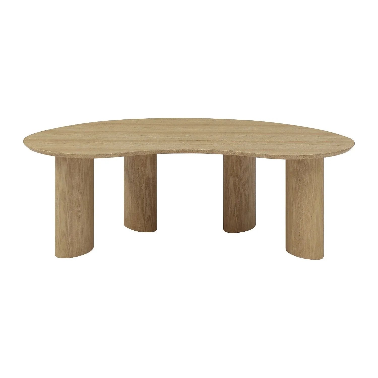 Vente-unique Couchtisch Calynor Naturfarben Hell 120 cm