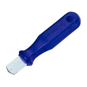 LUX Fliesenscheider Classic, 125 mm, mit blauem Griff. Werkzeug zum Fliesenschneiden.