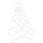 vidaXL Lichterbaum in Weihnachtsbaumform Mehrfarbig 80 x 56 cm PVC 42018958_4