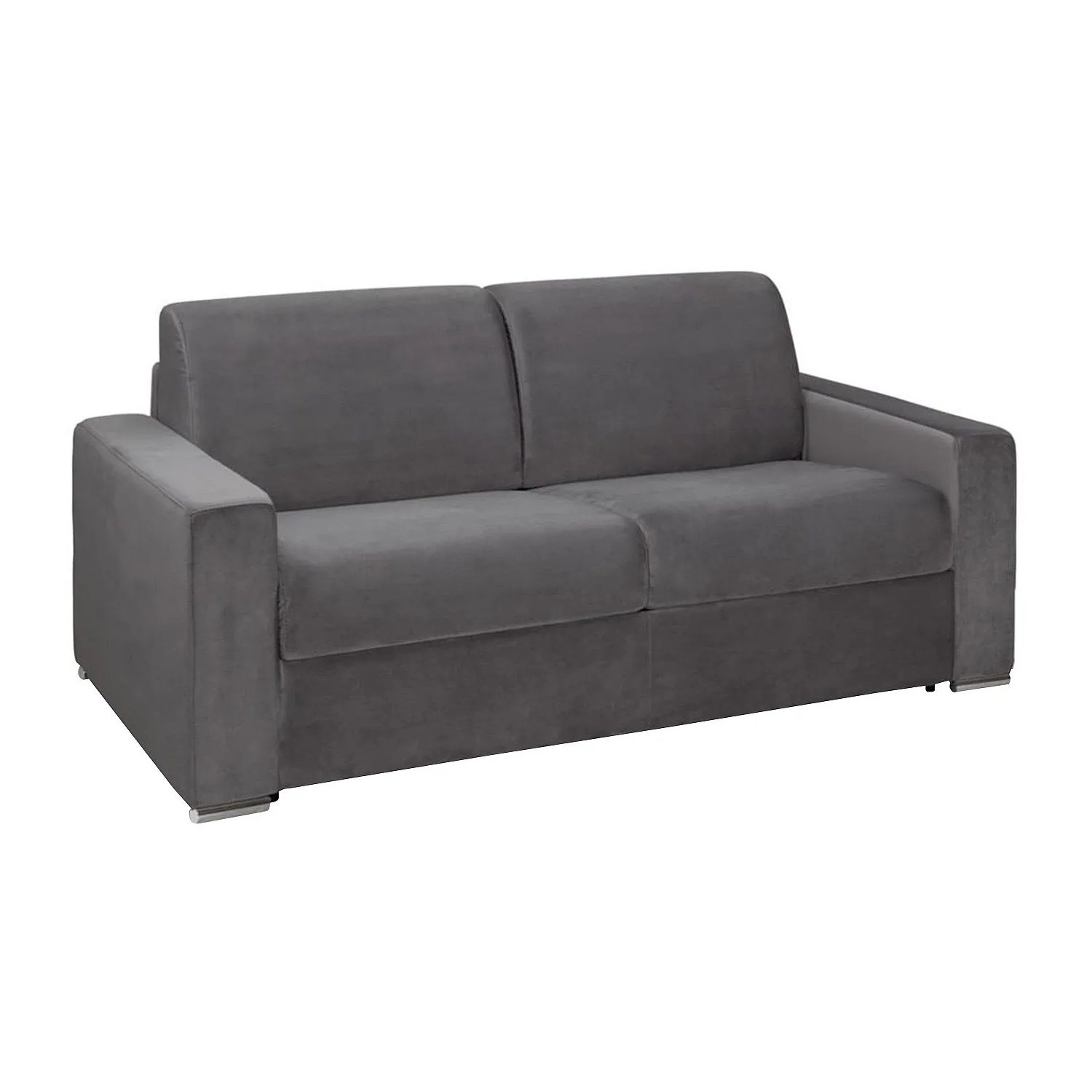 Vente-unique Schlafsofa Calito Anthrazitgrau 194 cm