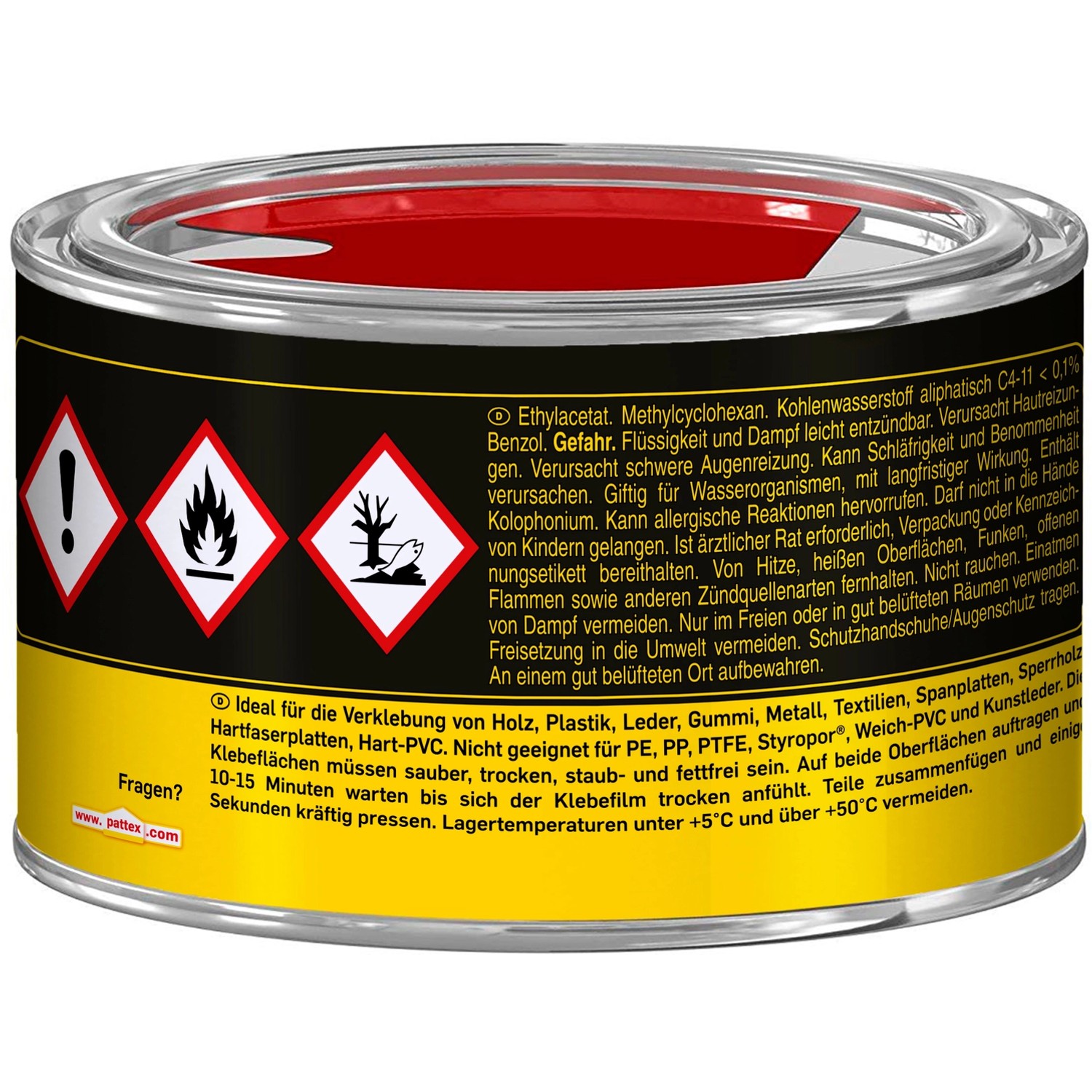 Dose Pattex Kraftkleber Classic, 300g, Universalkleber für viele Materialien.