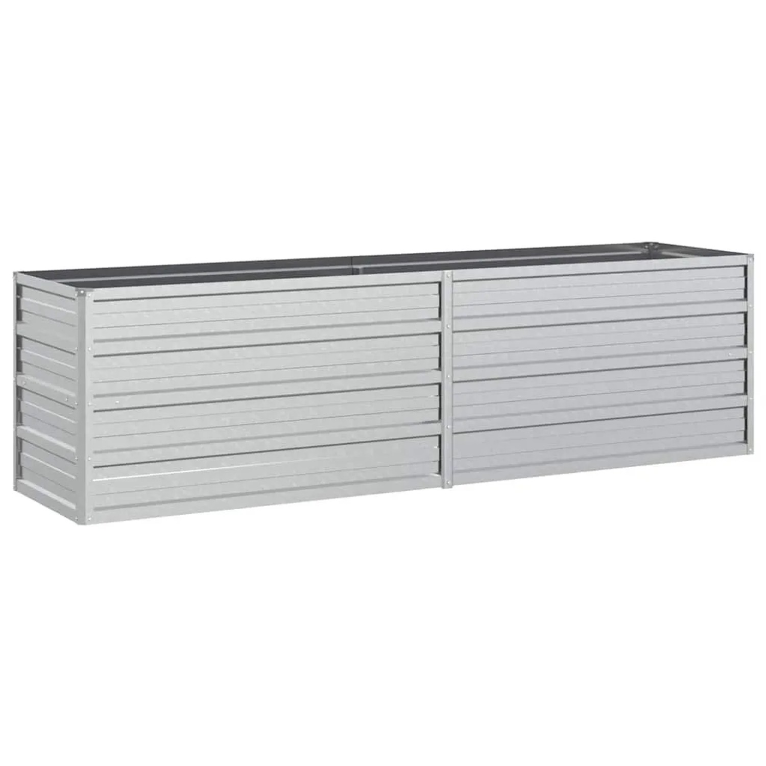 Furnicato Garten-hochbeet 160x40x45 Cm Verzinkter Stahl Silber