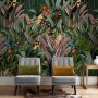 Art for the Home Fototapete Aaliyah, 280x200 cm, mit Dschungelmotiv, Tieren und Pflanzen.