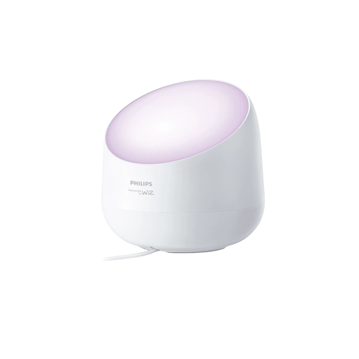 Philips Smart-LED-Tischleuchte Squire Lite Wallwashing-Effekt Weiß Ø 13,4 cm