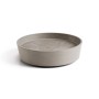 Ecopots Untersetzer Amsterdam Rollen, taupe, 34,1 cm. Runder Blumentopf-Untersetzer mit Rollen.