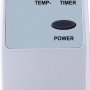 Fernbedienung für mobiles Klimagerät KGM 7000 BTU, weiß mit Tasten für Speed, Temperatur, Timer und Power.