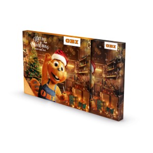 OBI Werkzeug-Adventskalender mit Werkzeug-Set Motiv. Ideal für Heimwerker.