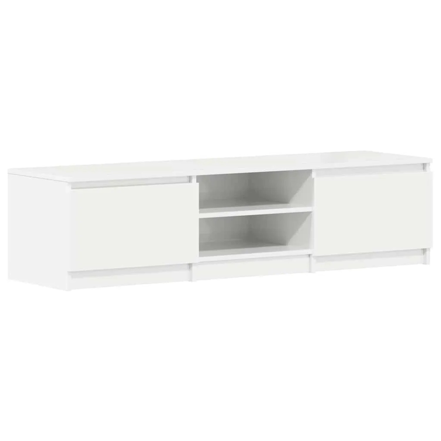 vidaXL TV-Schrank Hochglanz-Weiß 140x40x35,5 cm Holzwerkstoff 800654