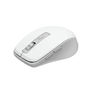 Weiße Hama Multi-Device-Maus WM-450 mit 7 Tasten, kabellos für PC & Multimedia.