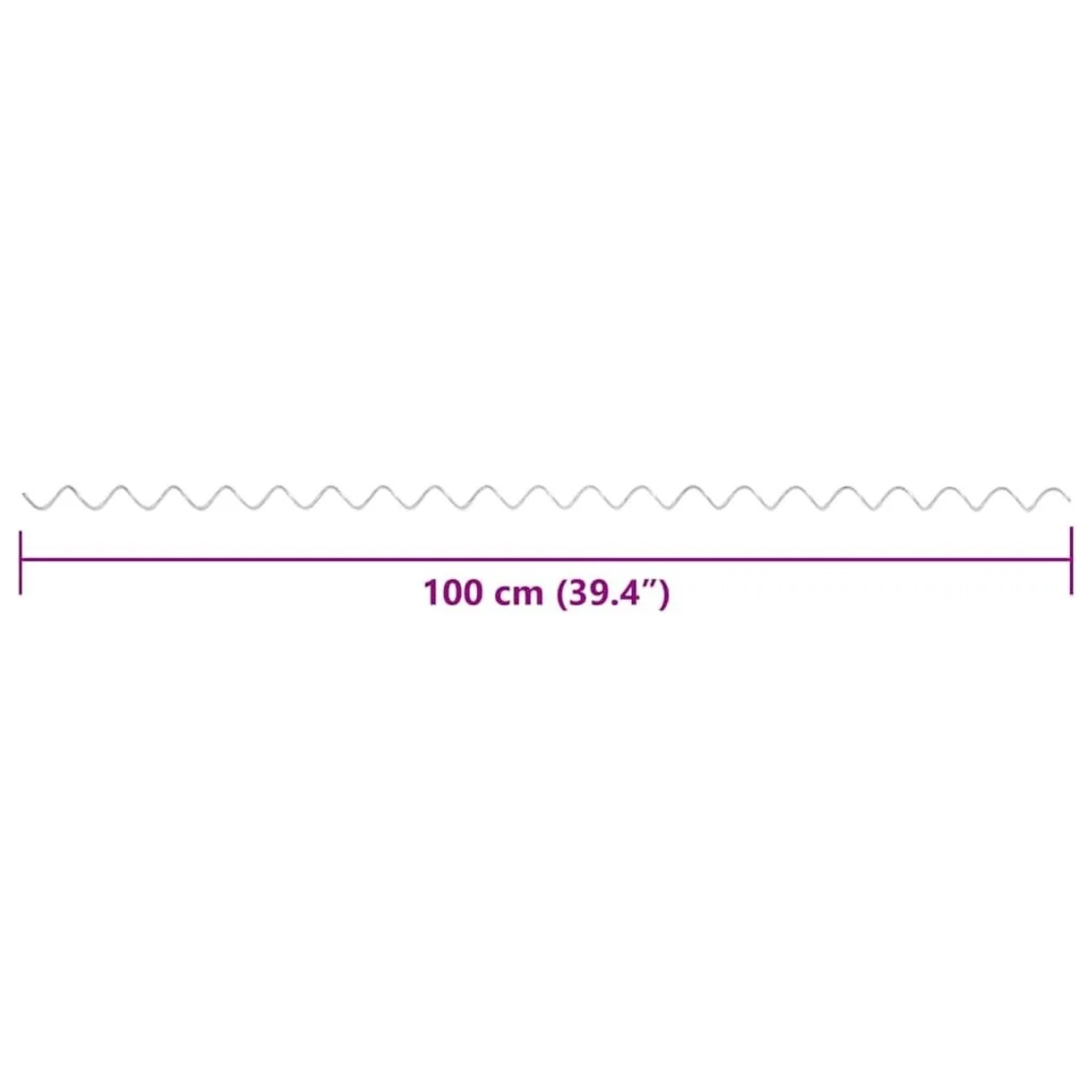 vidaXL Gabionen-Spiralen 24 Stk Verzinkter Stahl 100 cm 145627_8