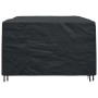 Schwarze vidaXL Möbel Schutzhülle 240x160x100cm aus wasserfestem 210D Material.