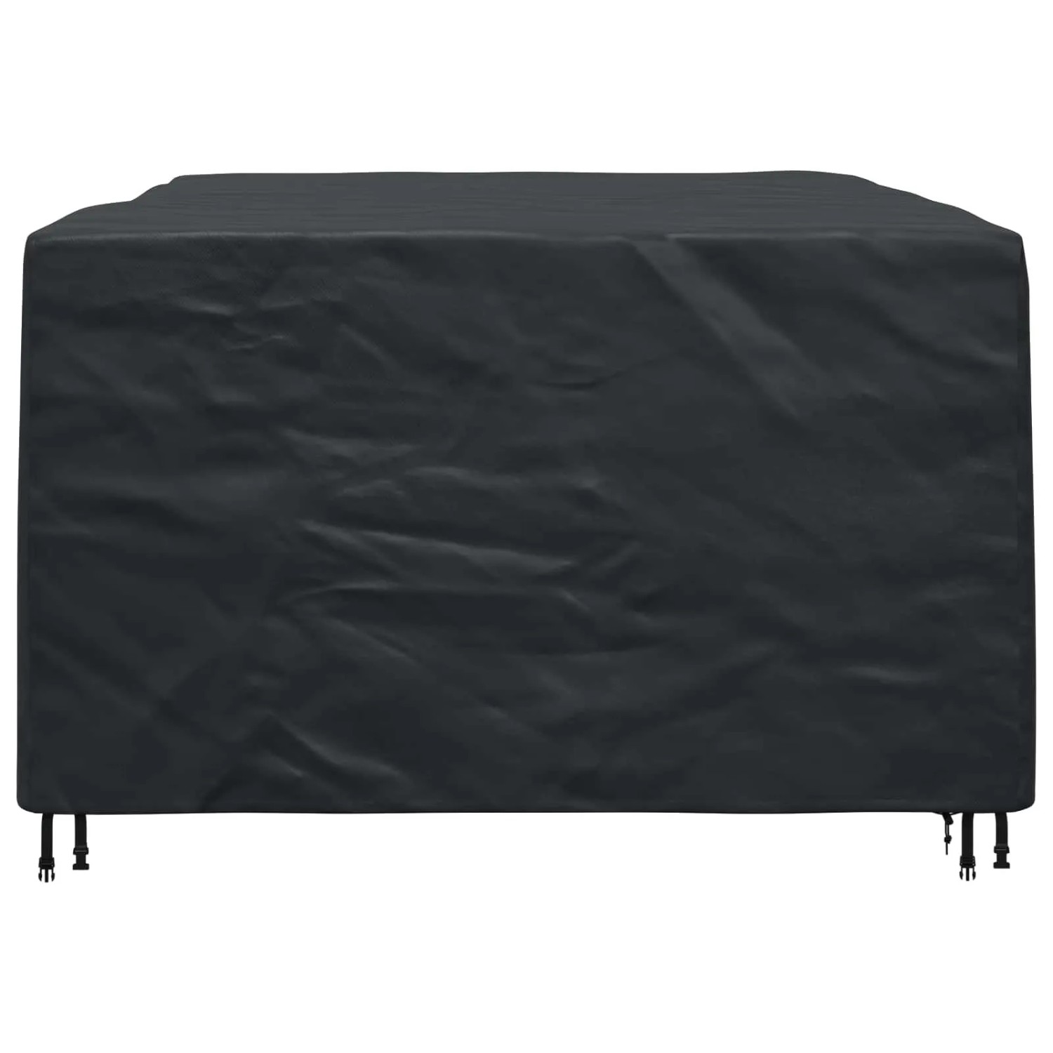 Schwarze vidaXL Möbel Schutzhülle 240x160x100cm aus wasserfestem 210D Material.