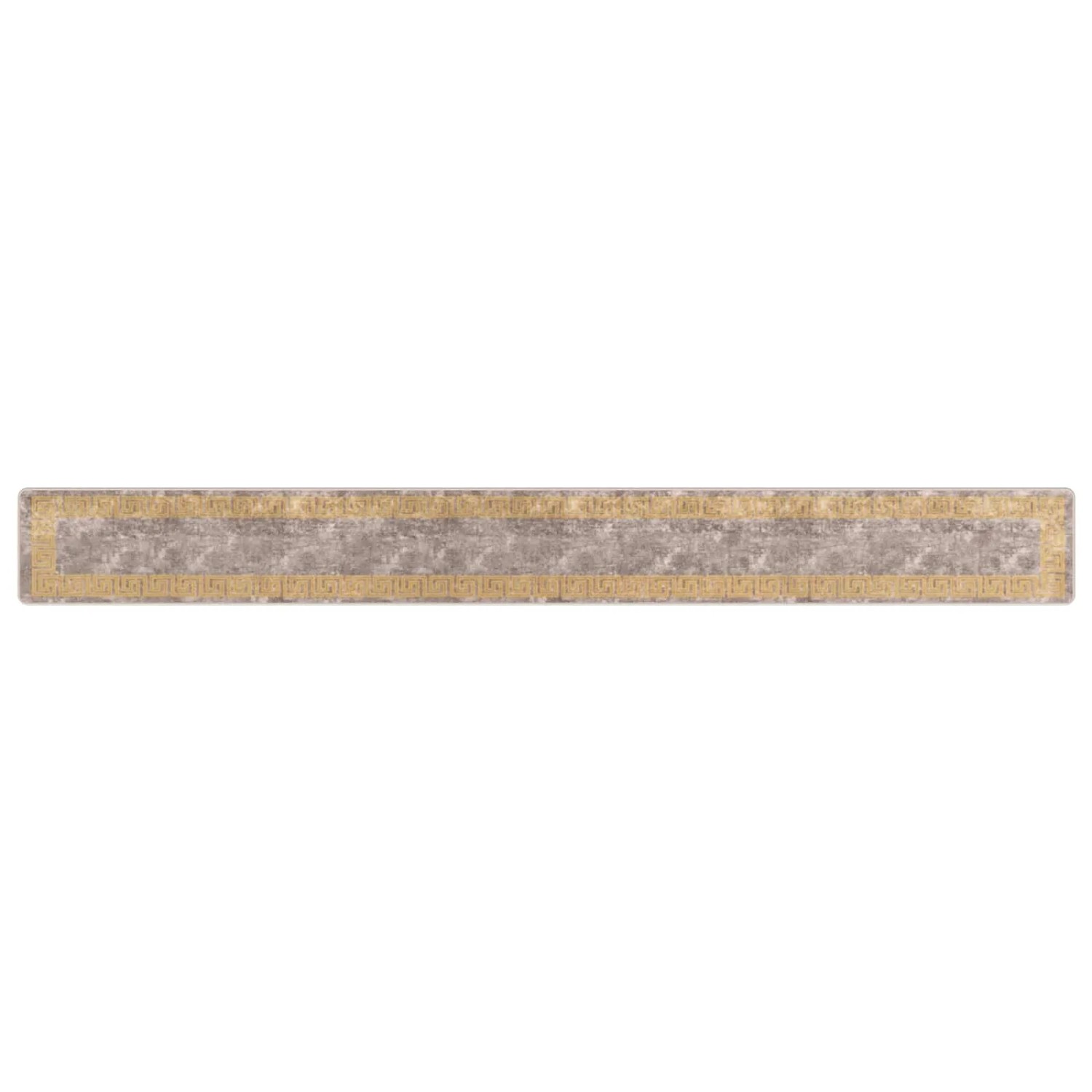 vidaXL Teppichläufer MARSA Grau 50 x 450 cm Polyester und PVC 42023351