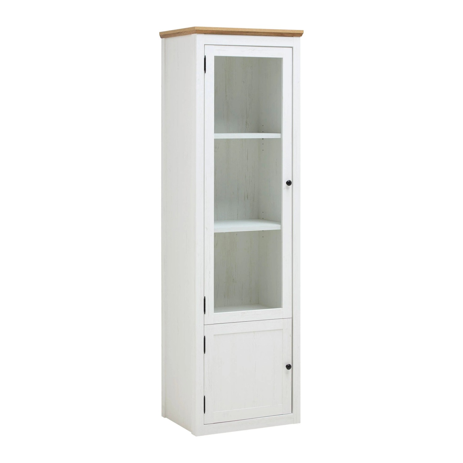 Mömax Vitrine Korsika Eichefarben/Weiß