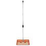 Monstershop Rasenrakel und Rasenlüfter, orange, mit Teleskopstiel. Gartenhandgerät.
