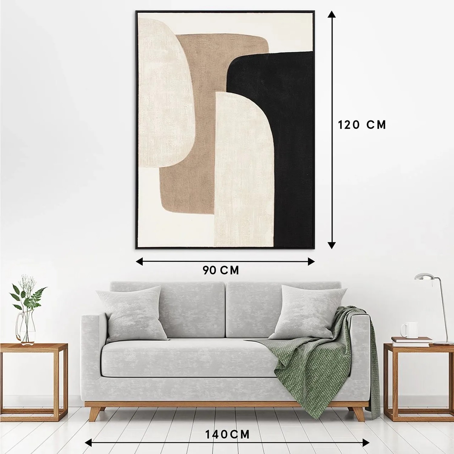 Art Universe Leinwandbild Shaping Hygge 90 x 120 cm
