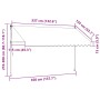 vidaXL Einziehbare Markise Handbetrieben mit LED 350 cm Anthrazit 145867_8